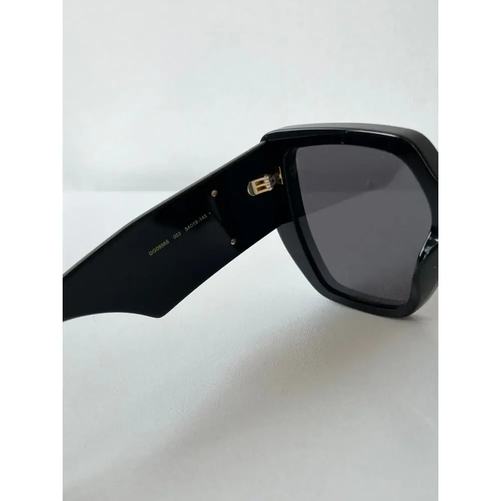 NEW Gucci GG0956S Black Marmont Oversized Sunglasses